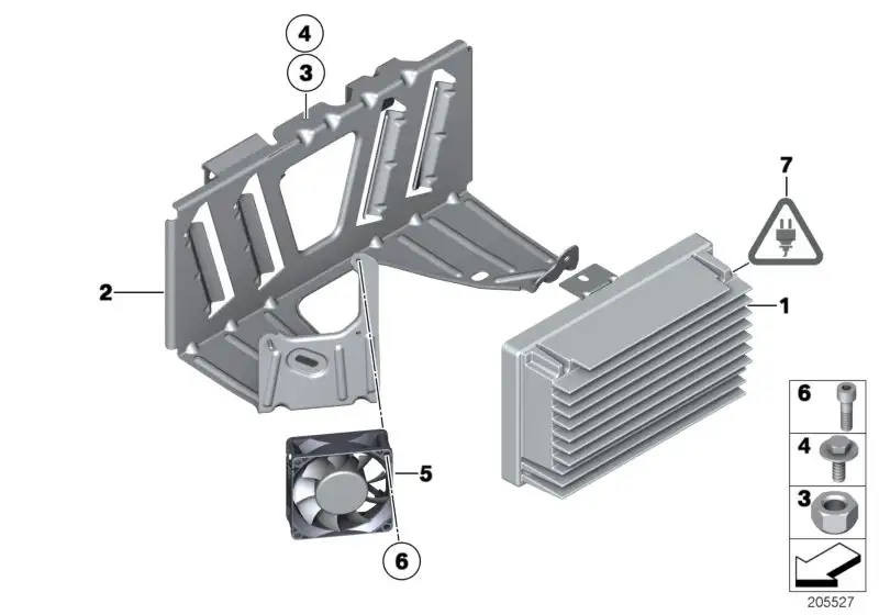 BMW Verstärker Top-Hifi-System F06 F07 F12 F13 65126818787