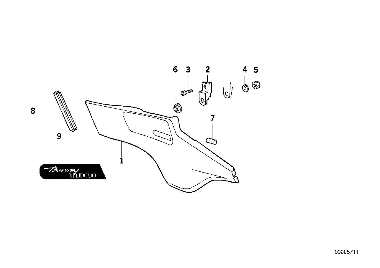 BMW Dichtung 46632309948