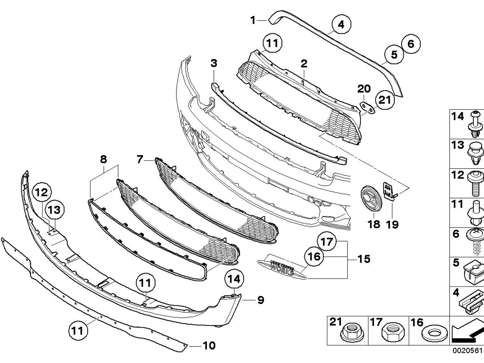 BMW Unterlegscheibe E30 E36 E53 K15 K19 K25 K25H K26 K27 K28 K29 K30 K40 K41 K42 K43 K44 K46 K48 K50 K69 K71 K73 R13 R21 R21A R22 R28 R55 R56 R57 R60 R61 07119904427
