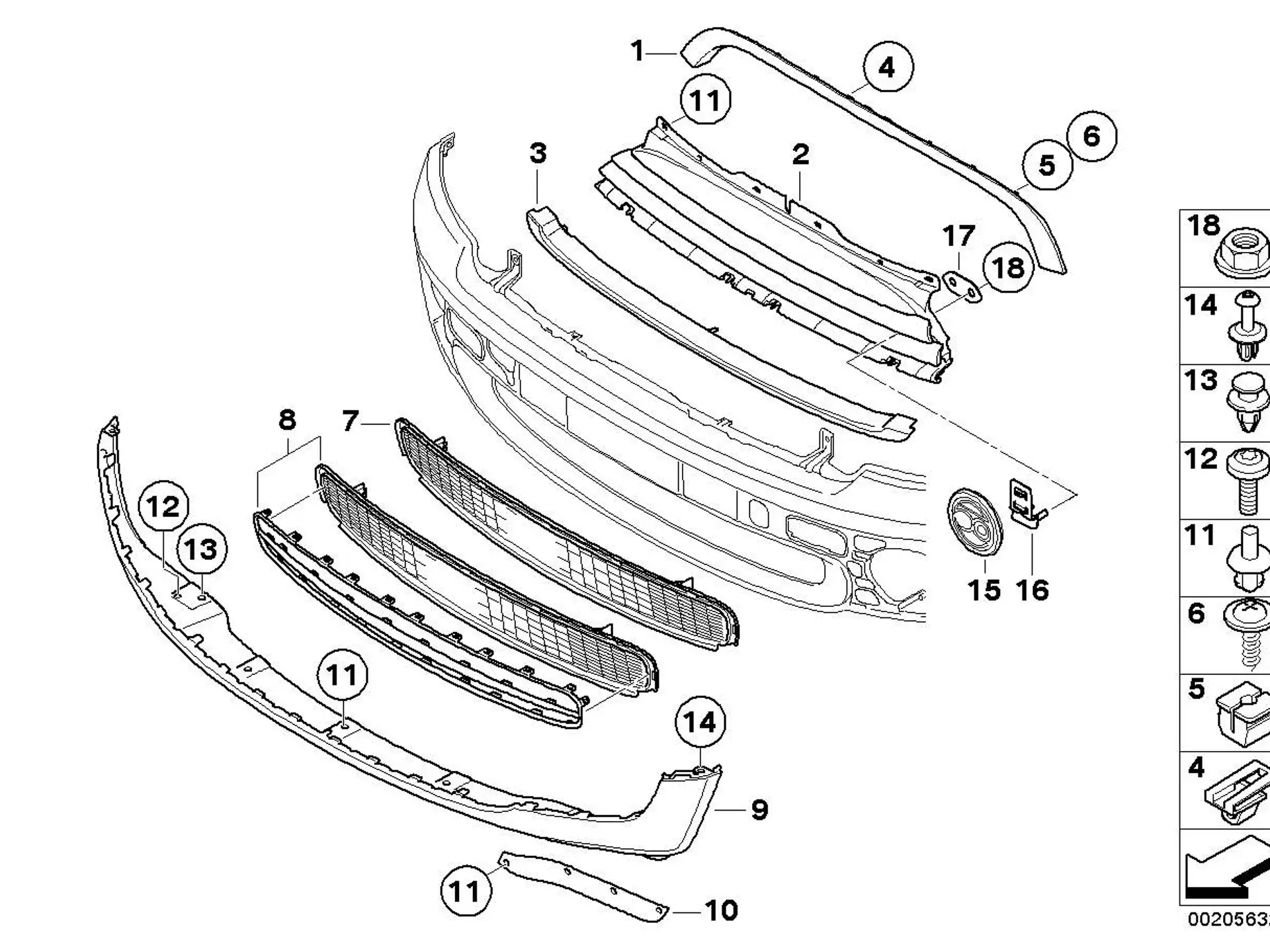 BMW PT-Schraube R55 R56 R57 R58 R59 R60 R61 51642752568