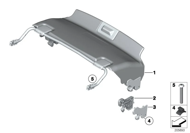 BMW Abdeckung Gepäckraum E89 51477341663