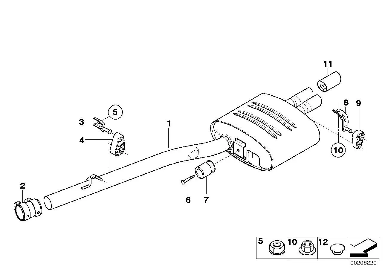 BMW Schwingungstilger E60 E61 G01 G02 18107808104