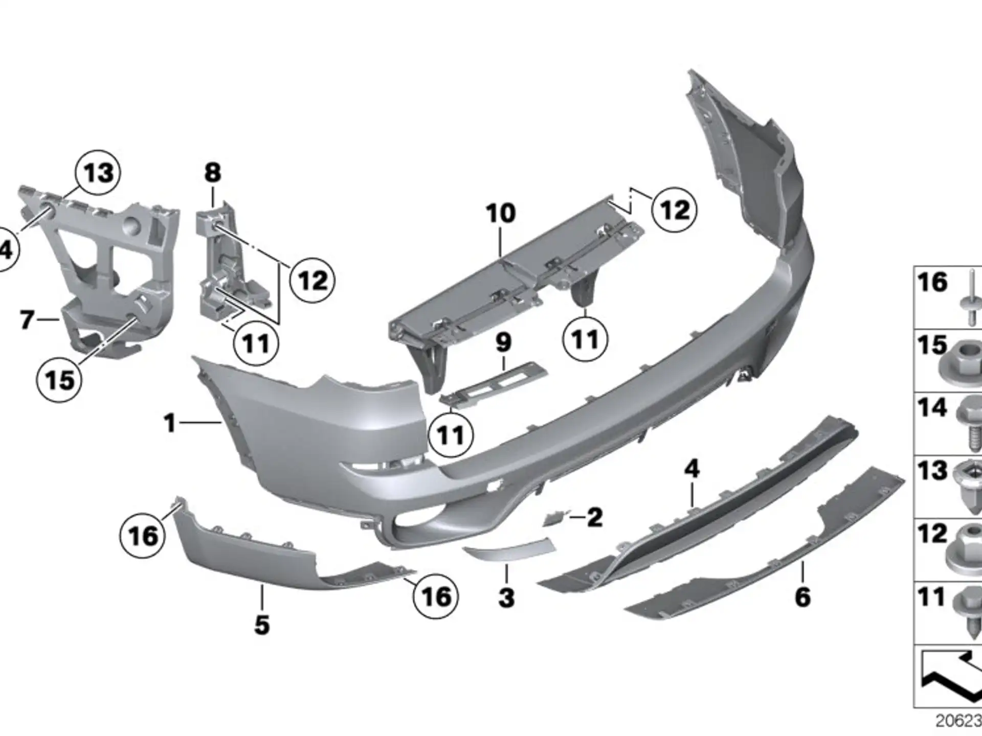 BMW Rückstrahler rechts 63147240998