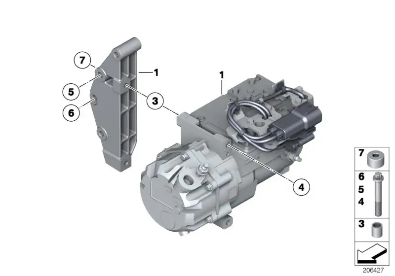 BMW Flachkopfschraube 23008526292 - Bildposition 04