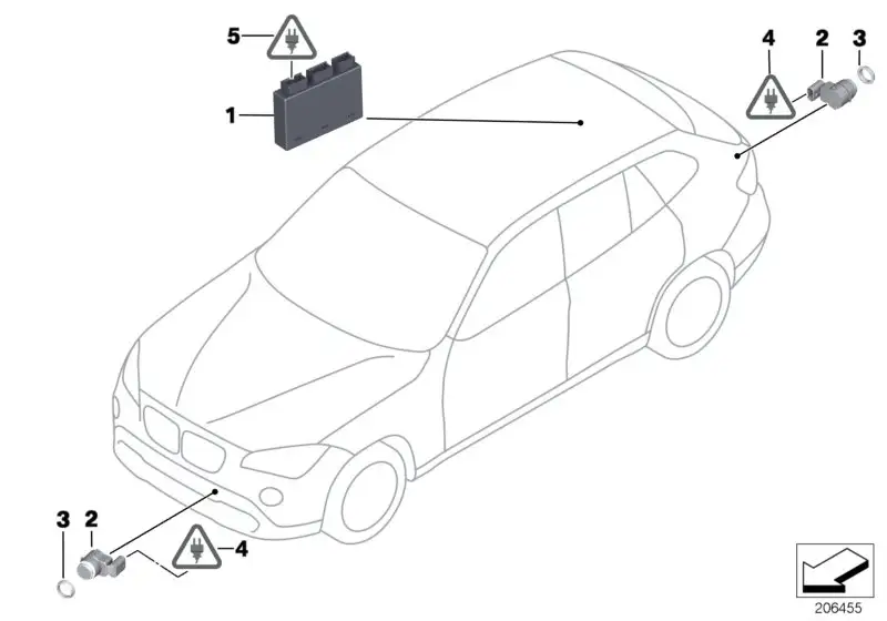 BMW Steuergerät PDC E84 66209252637