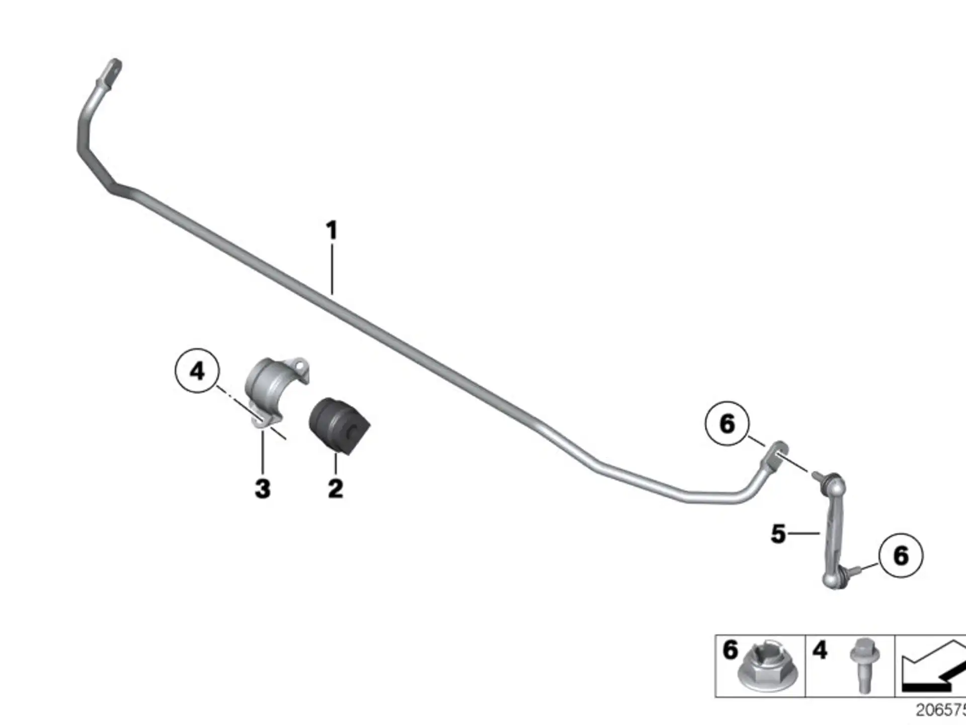 BMW Pendelstütze rechts E84 F20 F21 F22 F23 F30 F31 F32 F33 F34 F36 G20 G21 G29 M40i I12 I15 33506785608