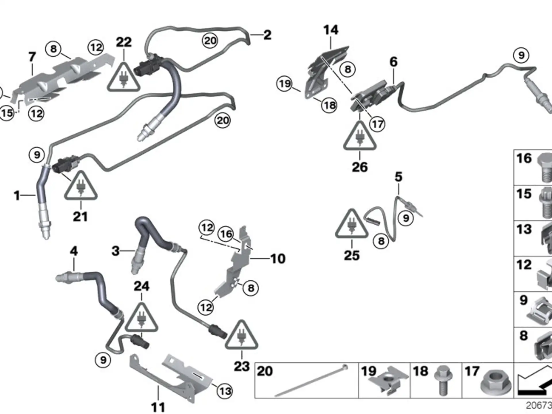 BMW NOX-Sensor E60 E61 E63 E64 E90 E91 E92 E93 11787587129