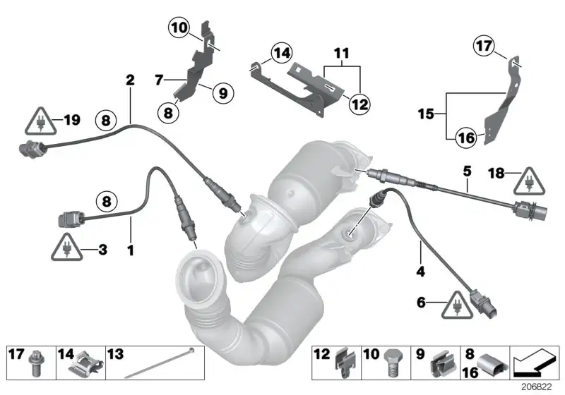 BMW Halter E60 E61 E63 E64 E65 E66 E70 E71 E81 E82 E83 E84 E85 E8