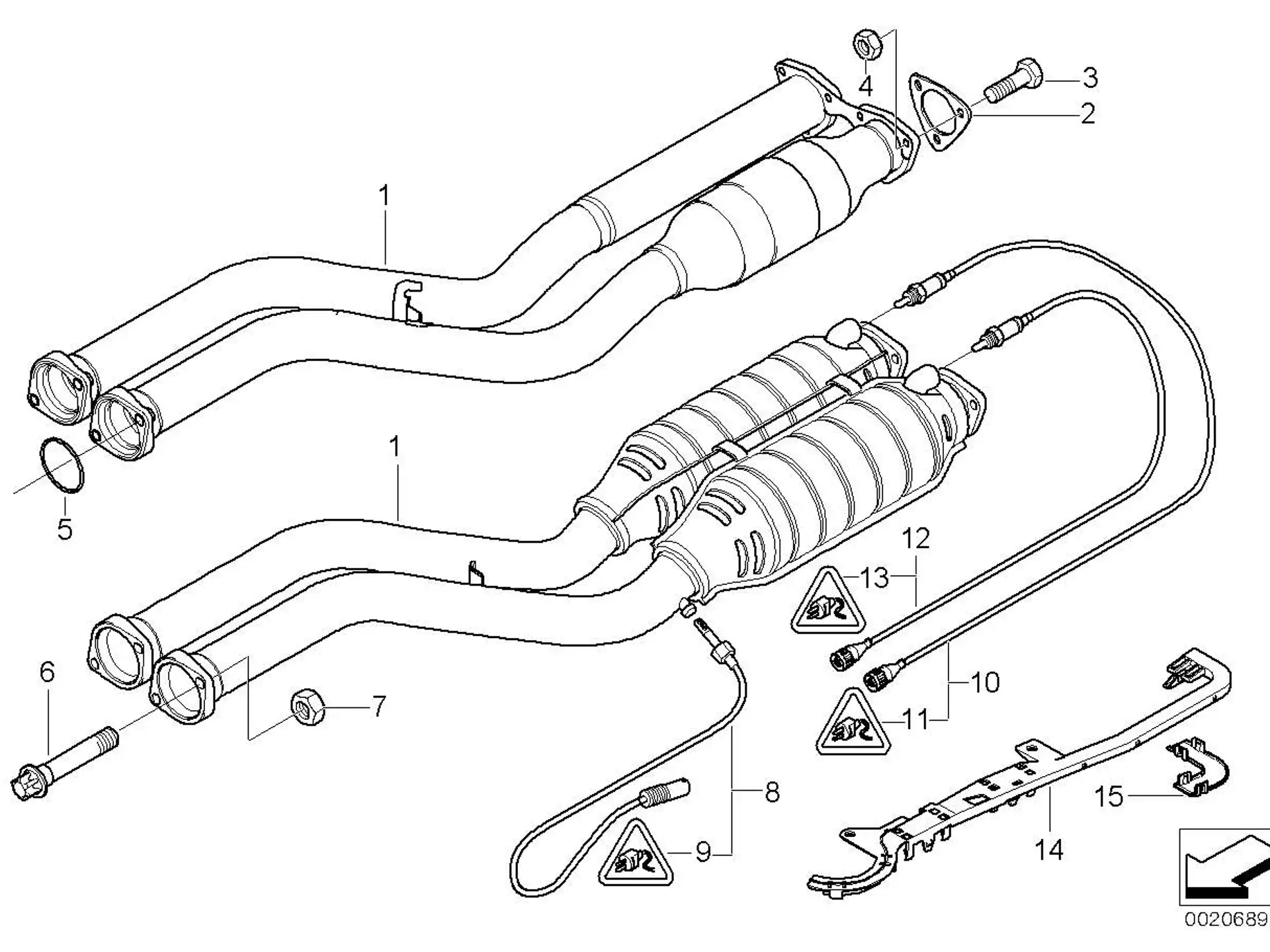 BMW Kabelführung E46 11787831183