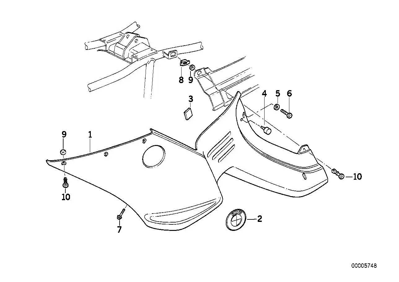 BMW Halterung R22 46632313074 - Bildposition 08