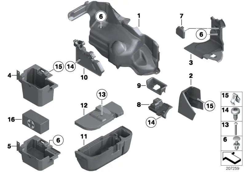 BMW Abdeckung Heckleuchte rechts E89 51479128478 - Bildposition 0