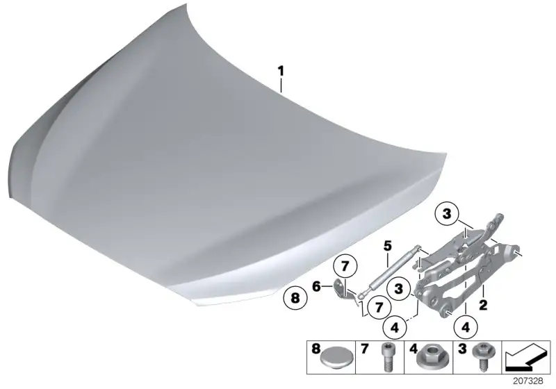 BMW Stopfen F07 F10 F11 51237204582