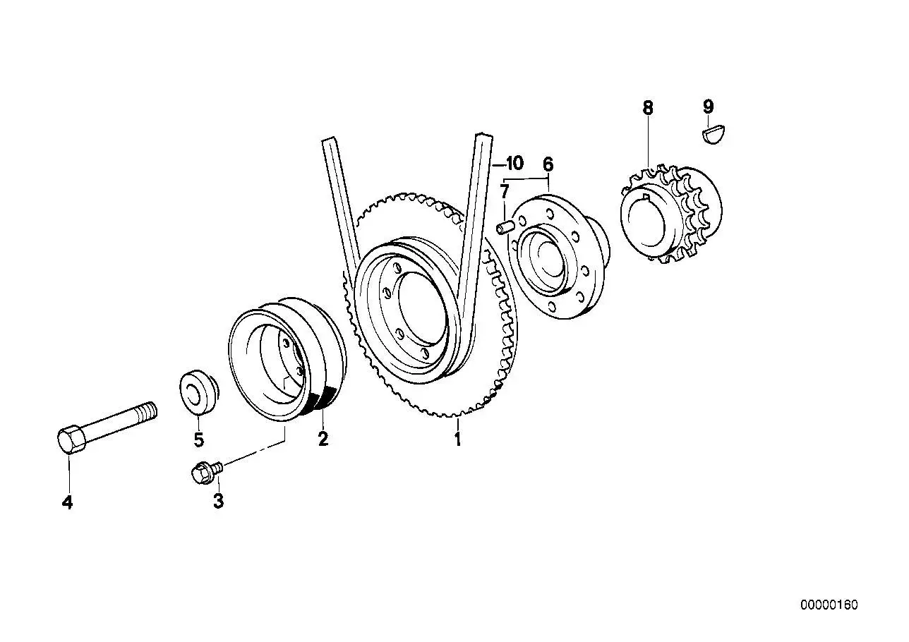 BMW Nabe E30 E34 E36 11211721099 - Z3 E36 Coupe - Roadster, Z1 E3