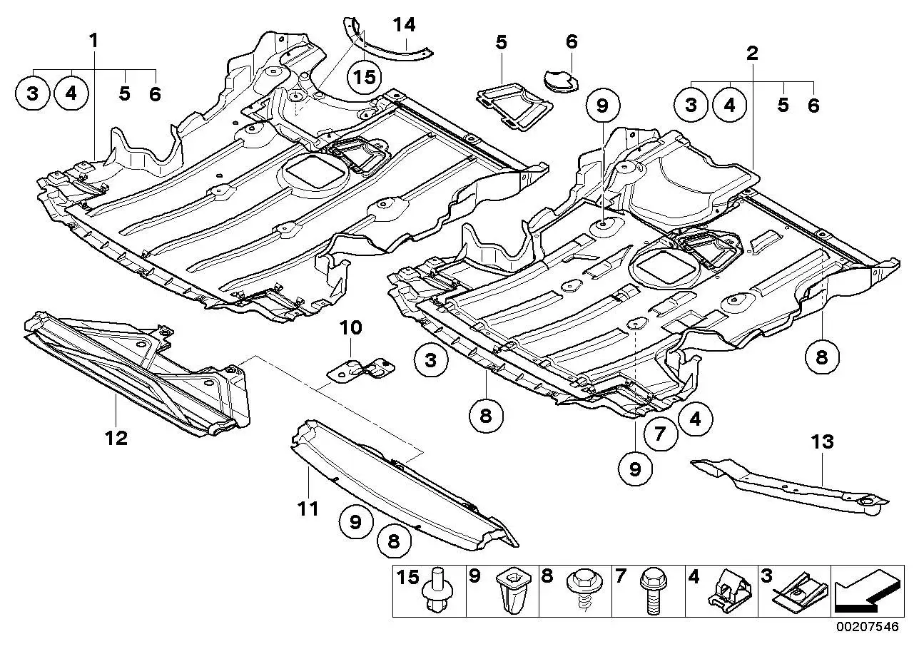 BMW Motorraumabschirmung E82 51758051609 - 1er E82