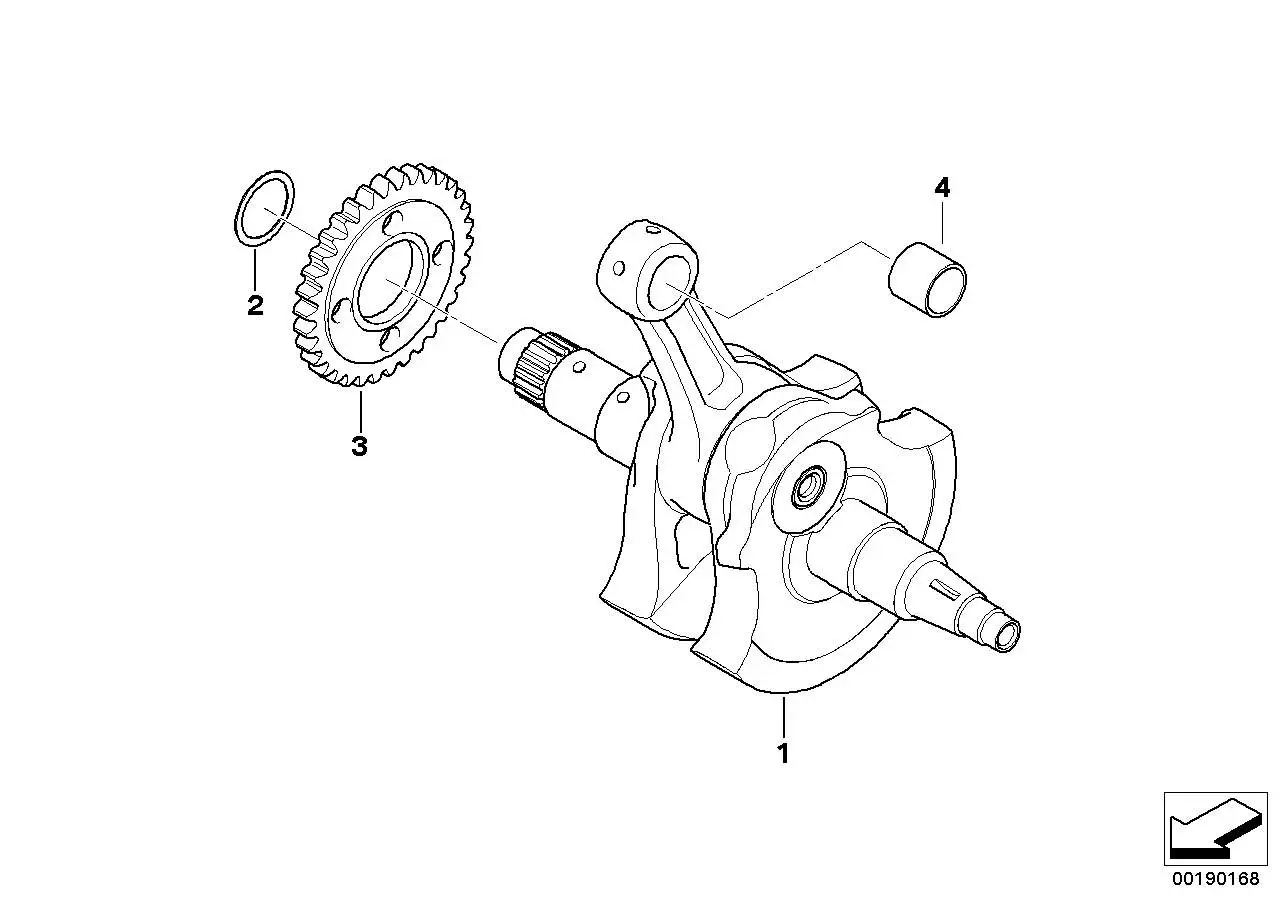 BMW Satz Kurbelwelle K16 11217715433
