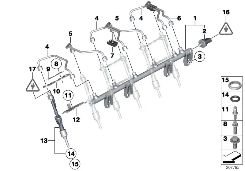 BMW Dämpfungselement E70 E71 E82 E88 E90 E91 E92 E93 F01 F02 F06