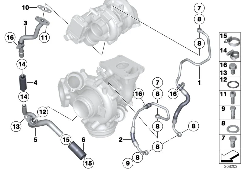 BMW O-Ring E60 E61 E63 E64 E70 E71 F01 F06 F07 F10 F11 F12 F13 F15 F16 F25 F26 F30 F31 F32 F33 F34 F36 11427832782