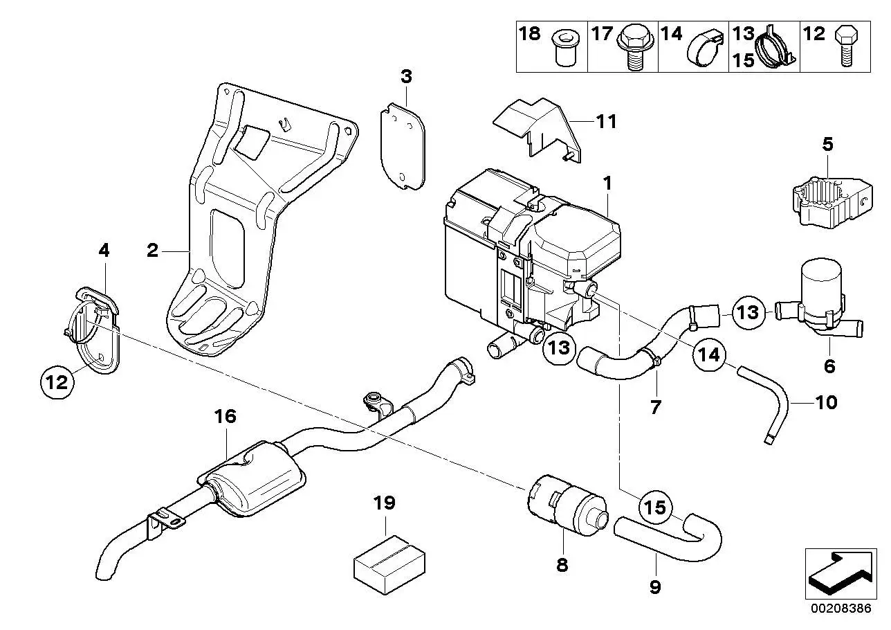 BMW Abdeckung E60 E61 E63 E64 64126933608 - 5er E60 Limousine, 5e