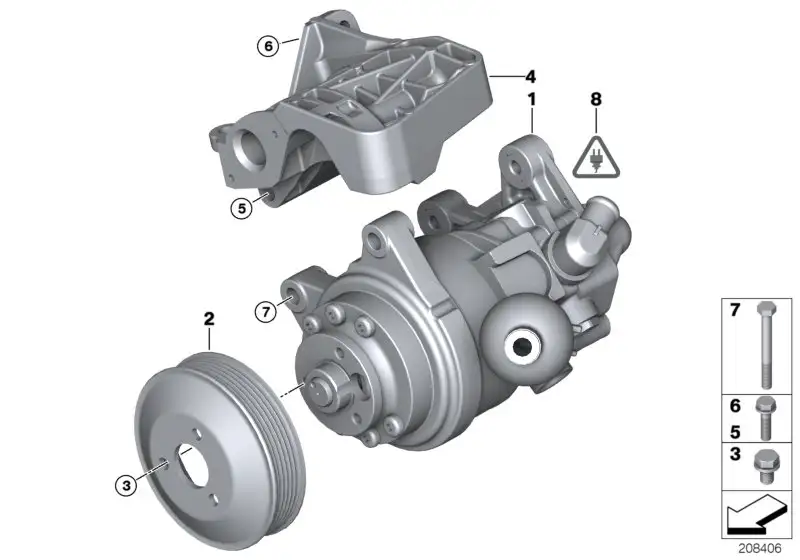 BMW Tandempumpe E70 32416787349