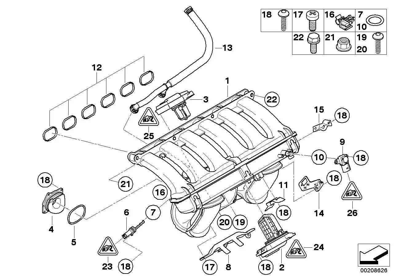 BMW Dichtring E60 E61 E63 E64 E90 E91 E92 E93 F10 F11 11617550465