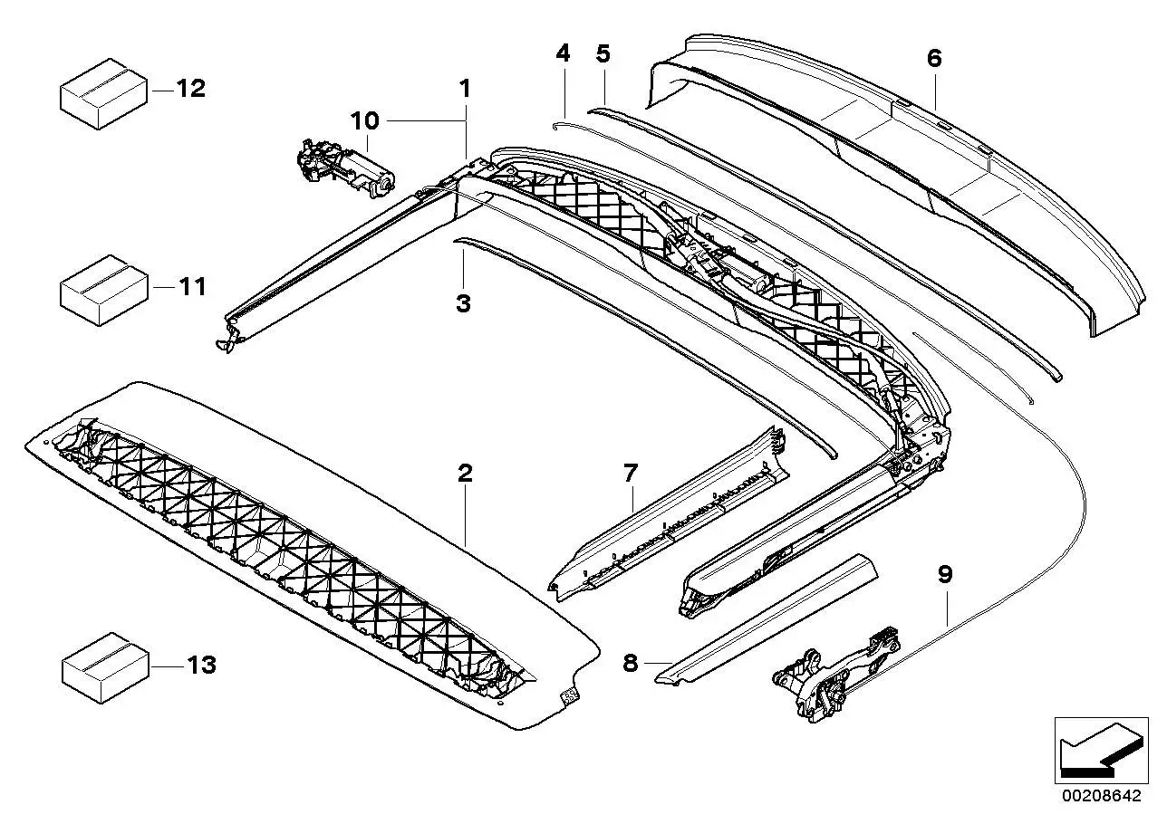 BMW Frontspriegel R57 54342758530