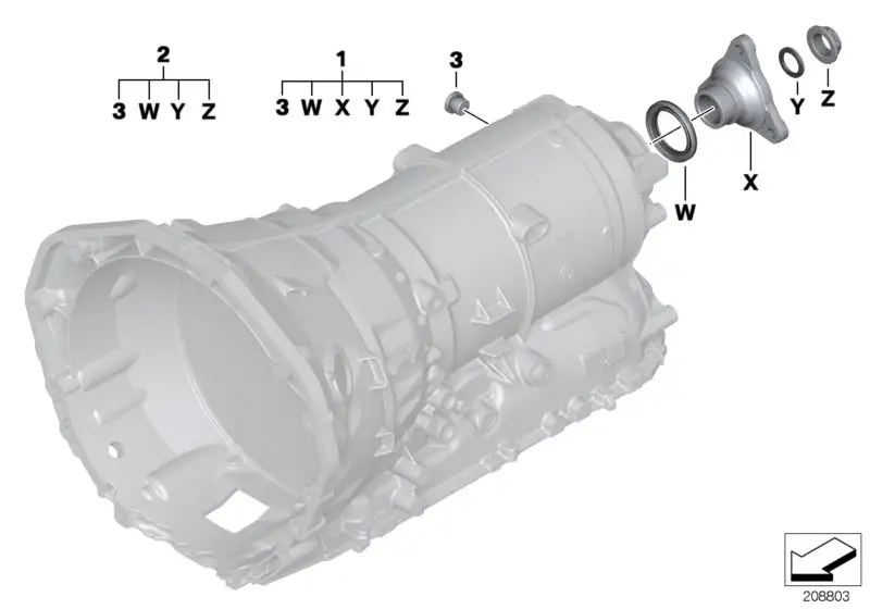 BMW Reparatursatz Abtrieb E84 E89 F01 F02 F04 F06 F07 F10 F11 F12