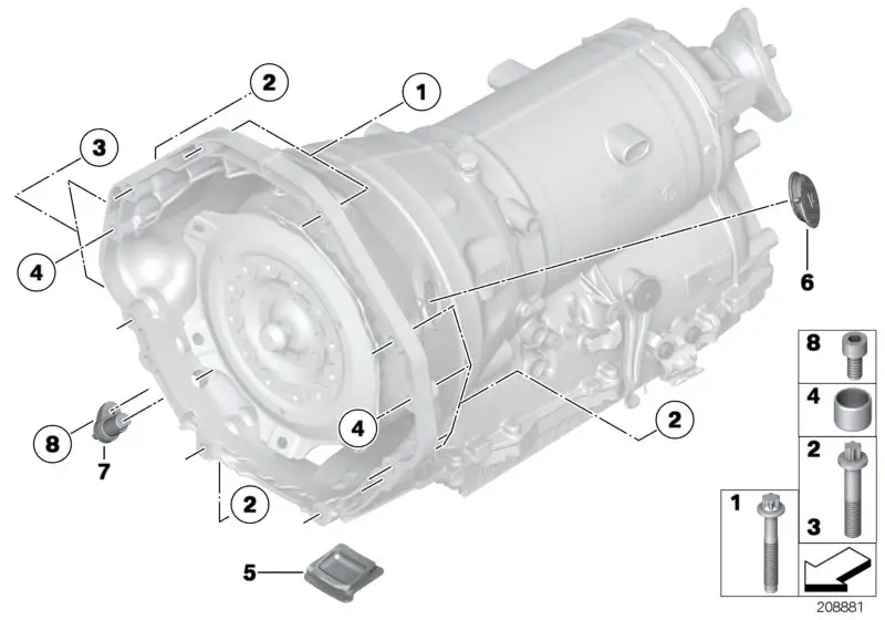 BMW Sensor Kurbelwelle F01 F02 F06 F07 F10 F11 F12 F13 F15 F16 F8