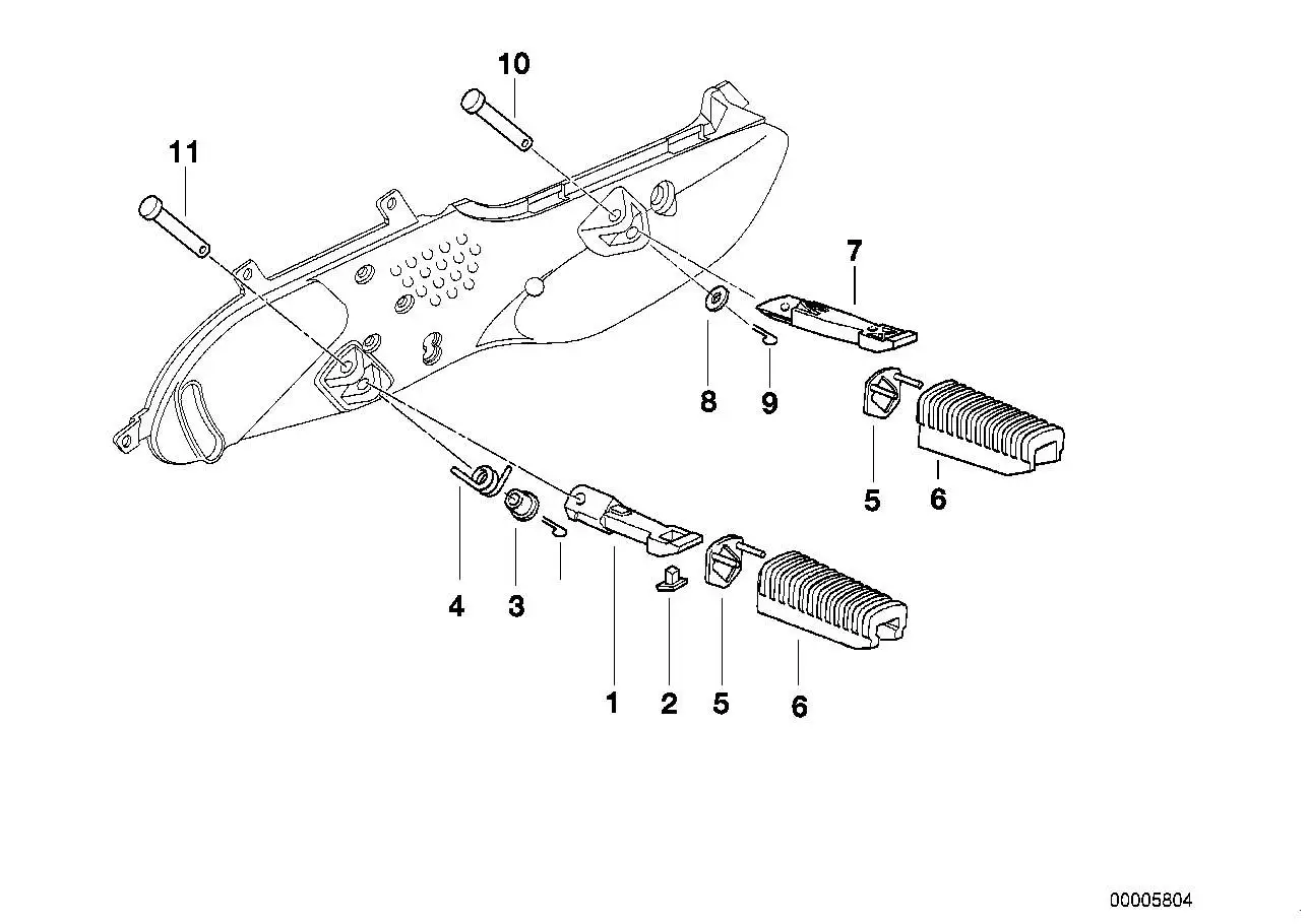 BMW Drehfeder links K26 K48 R22 46712310677 - Bildposition 04