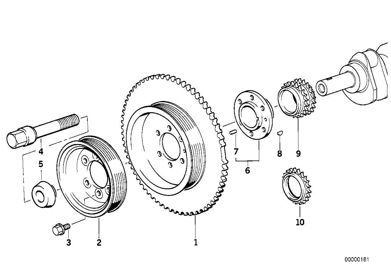 BMW Unterlegscheibe E12 E21 E28 E30 E34 E36 E38 E39 E46 E53 E60 E61 E65 E66 E83 E85 11231288660