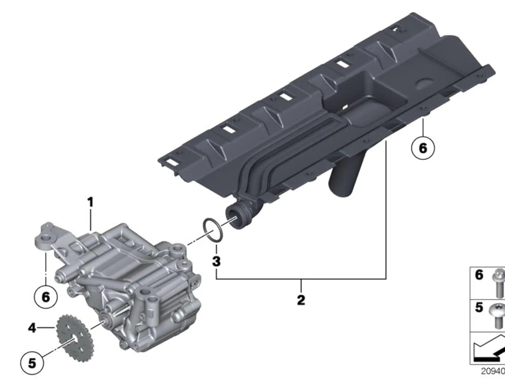 BMW Ölpumpe E70 E71 E82 E88 E90 E91 E92 E93 F01 F02 F06 F07 F10 F11 F12 F13 F15 F16 F20 F21 F22 F23 F25 F26 F31 F32 F33 F34 F36 11417613549