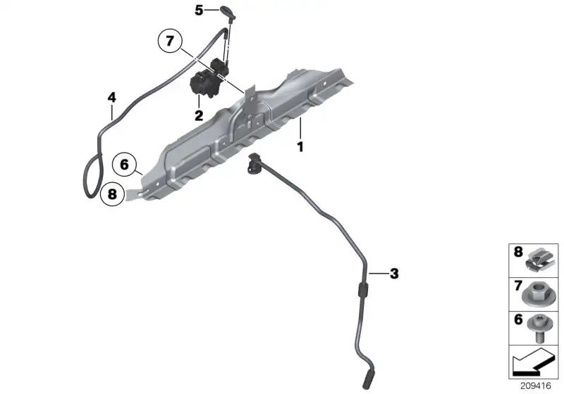 BMW ISA-Schraube E70 E71 E82 E88 E90 E91 E92 E93 F01 F02 F06 F07