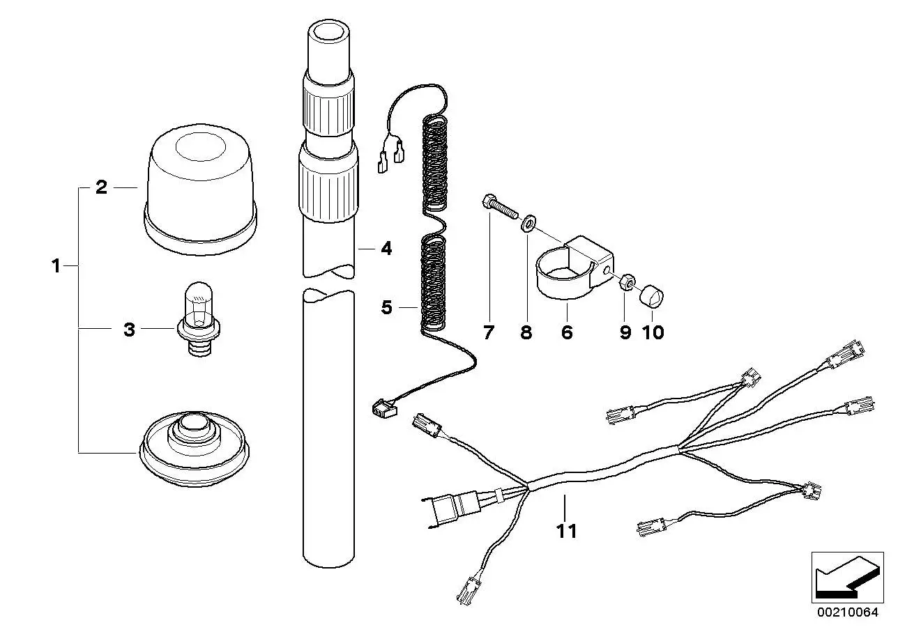 BMW Röhrenmodul K26 R22 R28 63172316894