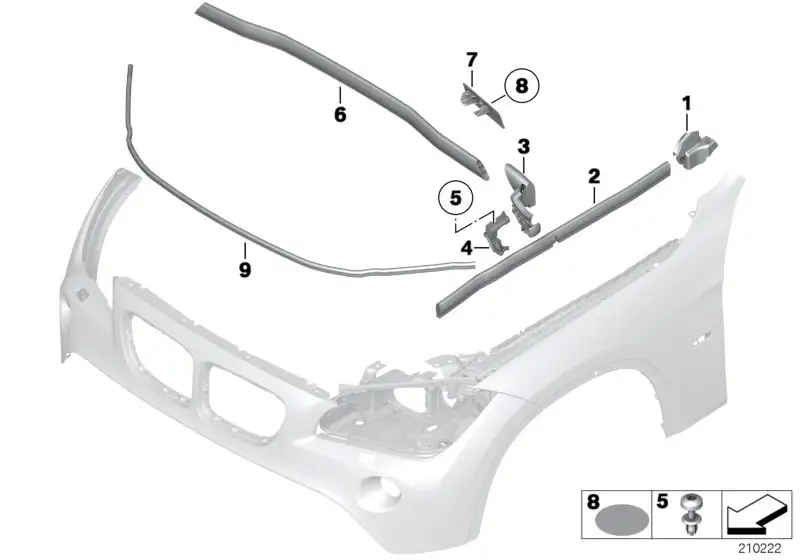 BMW Abdeckung E84 51712993038
