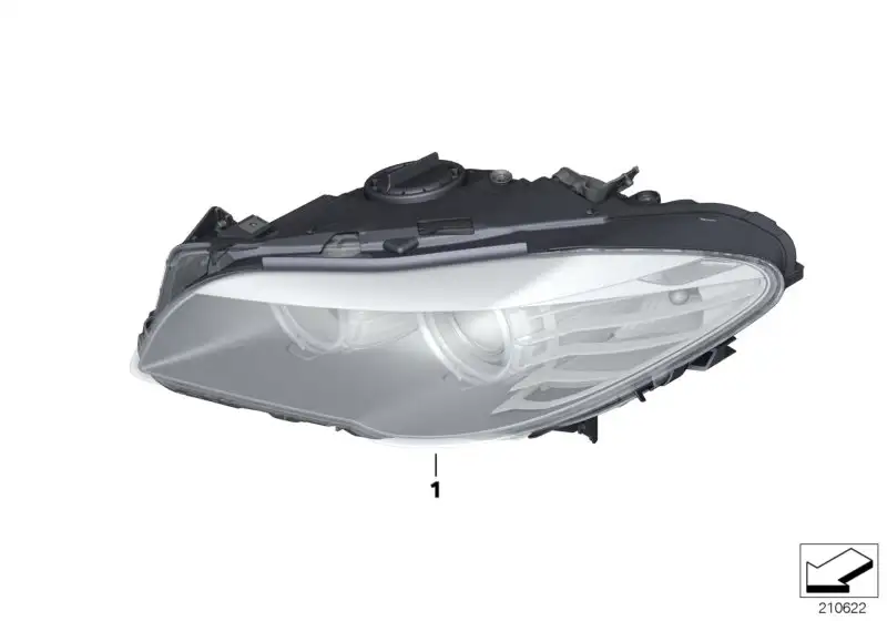 BMW Scheinwerfer AHL-Xenonlicht rechts F10 F11 63117271908 - 5er