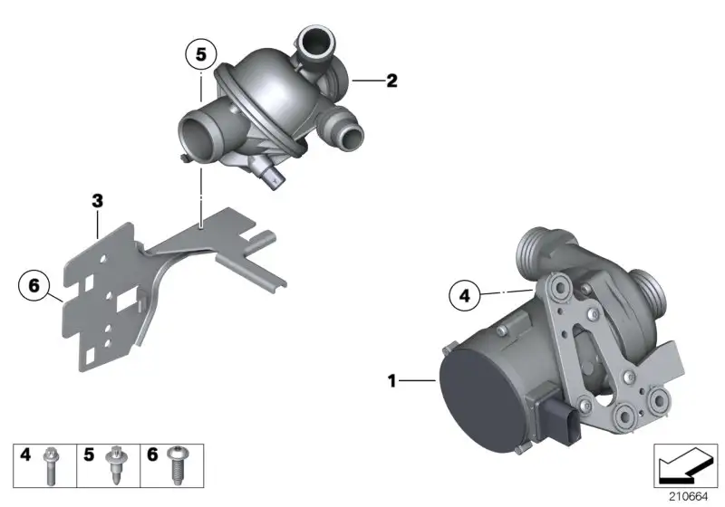 BMW Thermostat F25 11537586783