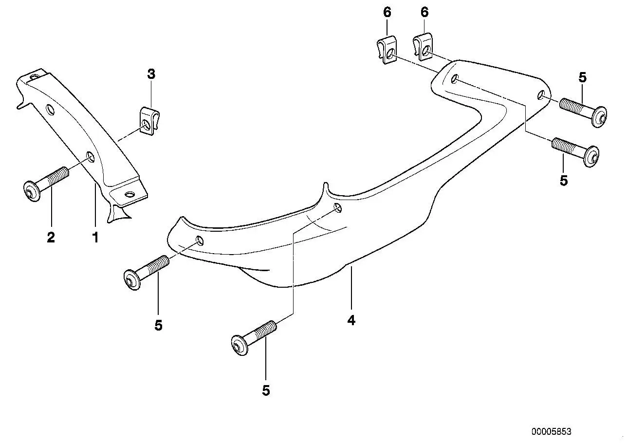 BMW Halteschraube 46622345490 - Bildposition 05