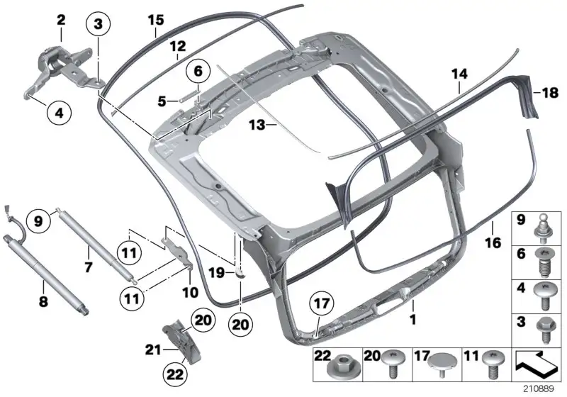 BMW Spindelantrieb F07 51247200543