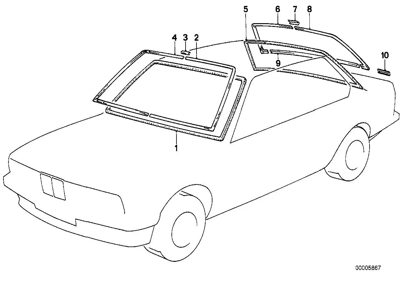 BMW Manschette E24 51311839363