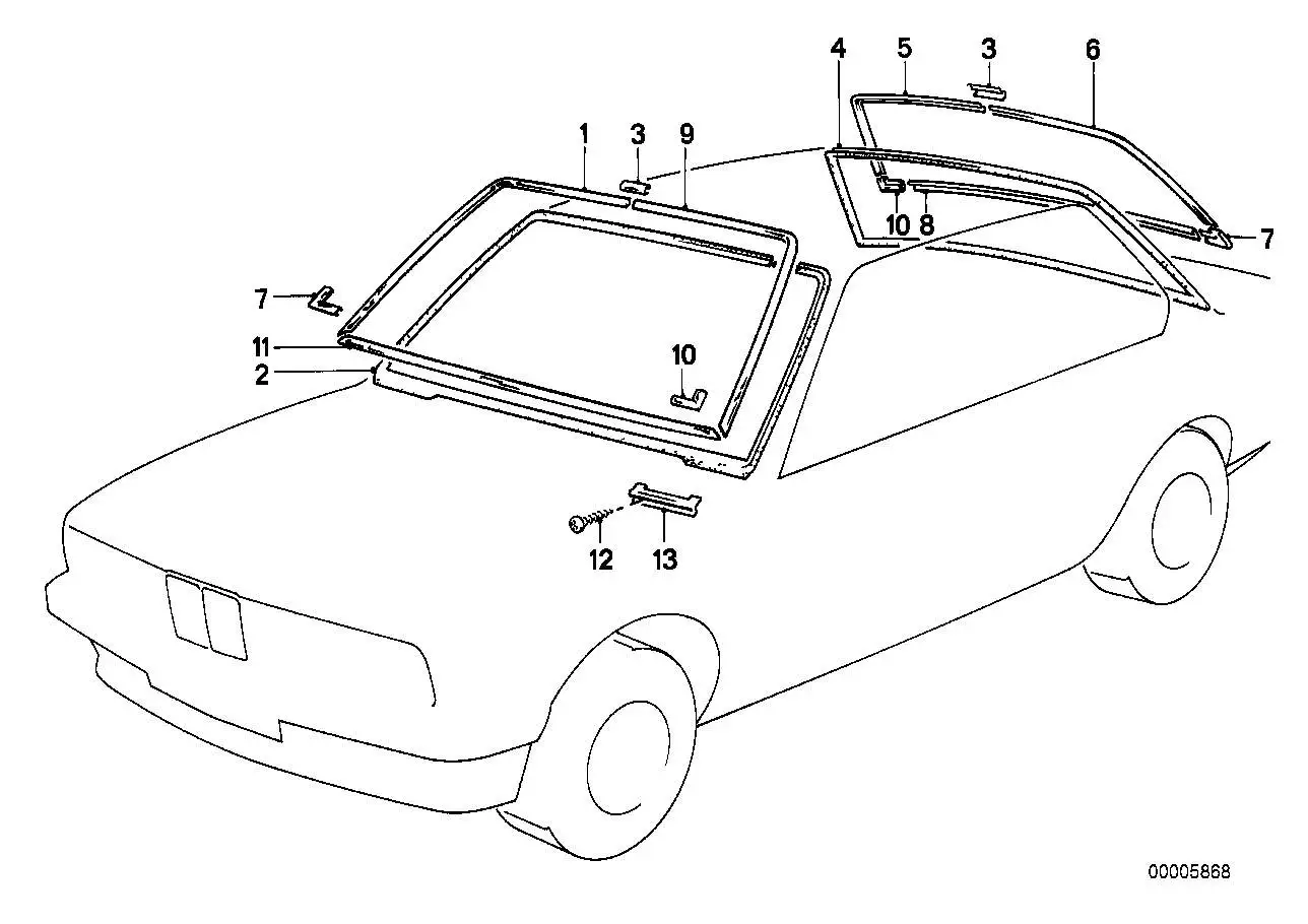 BMW Manschette E23 51311854023