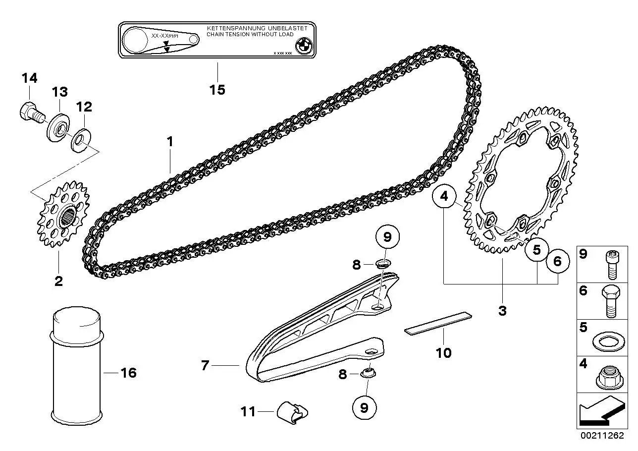 BMW Kette K73 27727727468 - Bildposition 01