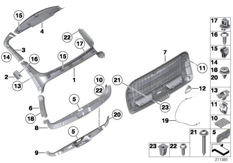 BMW Deckel 51497298653 - Bildposition 05