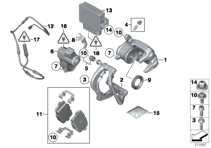 BMW Reparatursatz Entlüfterventil E81 E82 E87 E88 E89 E90 E92 F06 F10 F11 F12 F13 F25 F26 F39 F20 F44 F45 F46 F48 F90 F91 F92 F93 F95 F96 F97 F98 G01 G02 G05 G06 G07 G11 G12 G14 G15 G16 G20 G21 G28 G29 G30 G31 G32 I01 I12 I15 F54 F55 F56 F56E F57 F60 R50 
