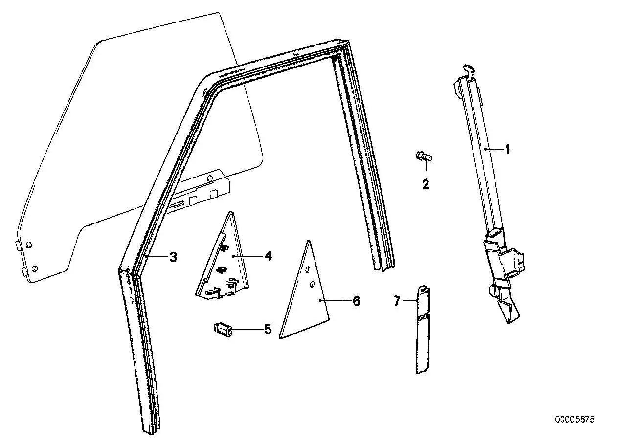 BMW Kantenschutz E28 51321920825 - Bildposition 07
