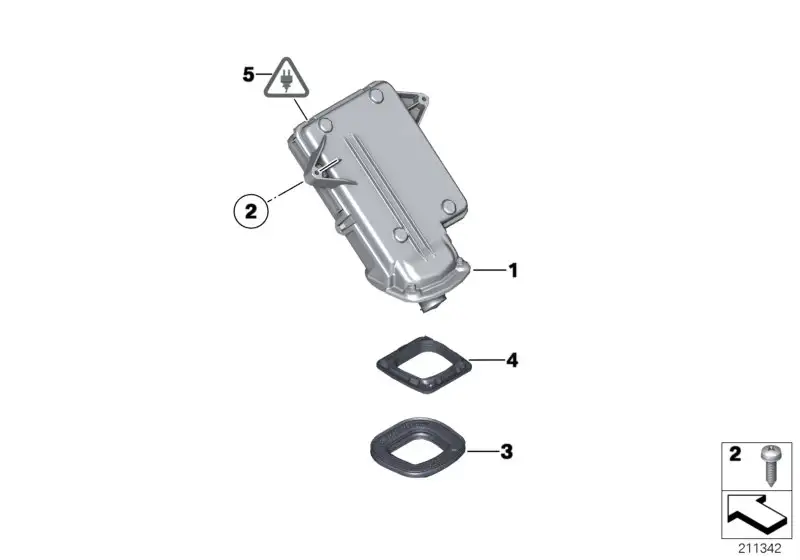 BMW Rückfahrkamera E70 E71 66539195898 - X5 E70, X6 E71