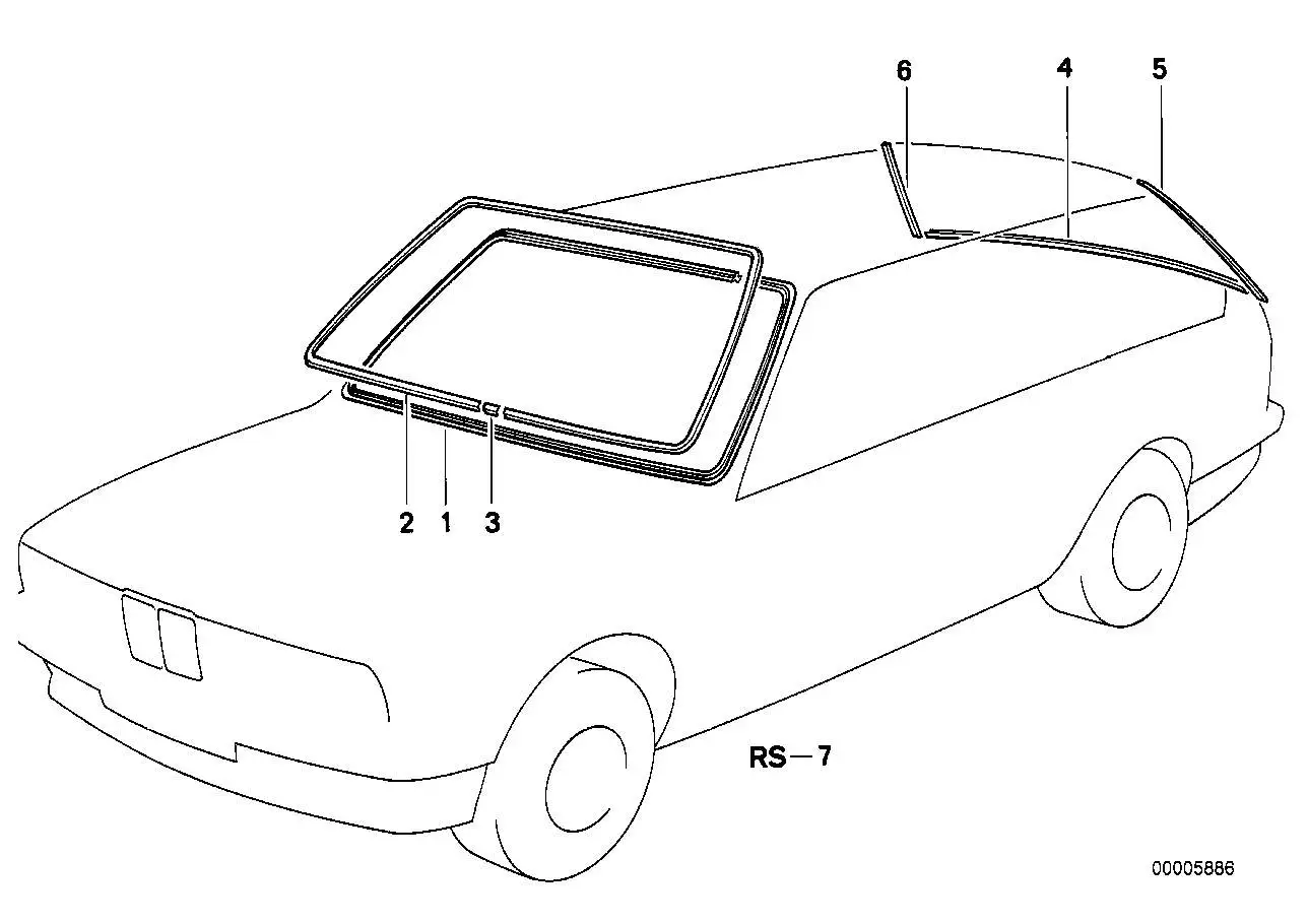 BMW Abdeckung E30 51311947248 - Bildposition 04