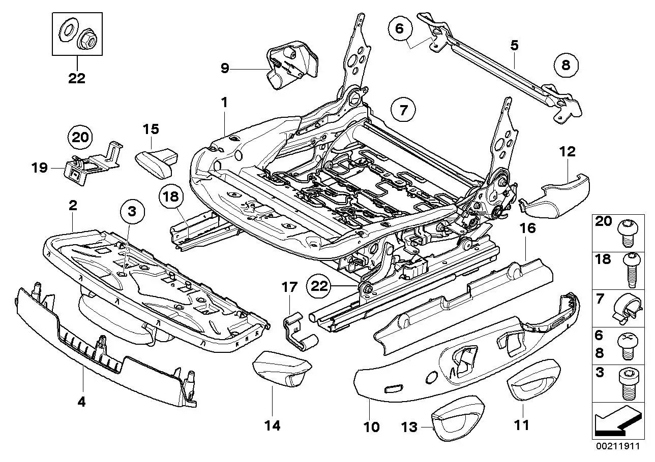 BMW Linsenschraube E81 E82 E87 E88 E89 E90 E91 E92 07147144880 -