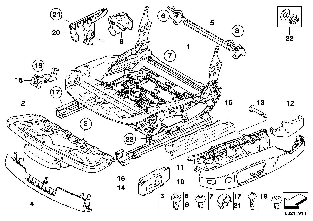 BMW Blende Gurtendbeschlag links E84 E87 E89 E90 E91 F25 F26 5210