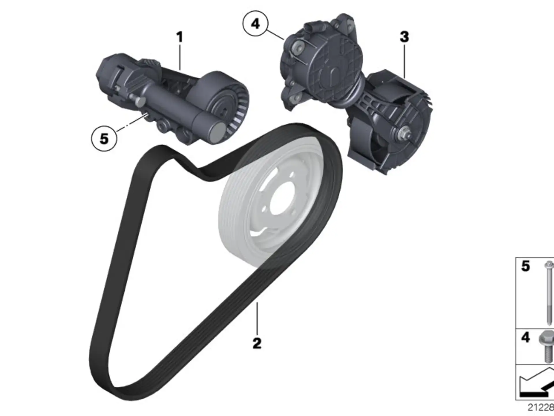 BMW Sechskantschraube mit Scheibe F20 F21 F30 F31 R55 R56 R57 R58 R59 R60 R61 11287562369