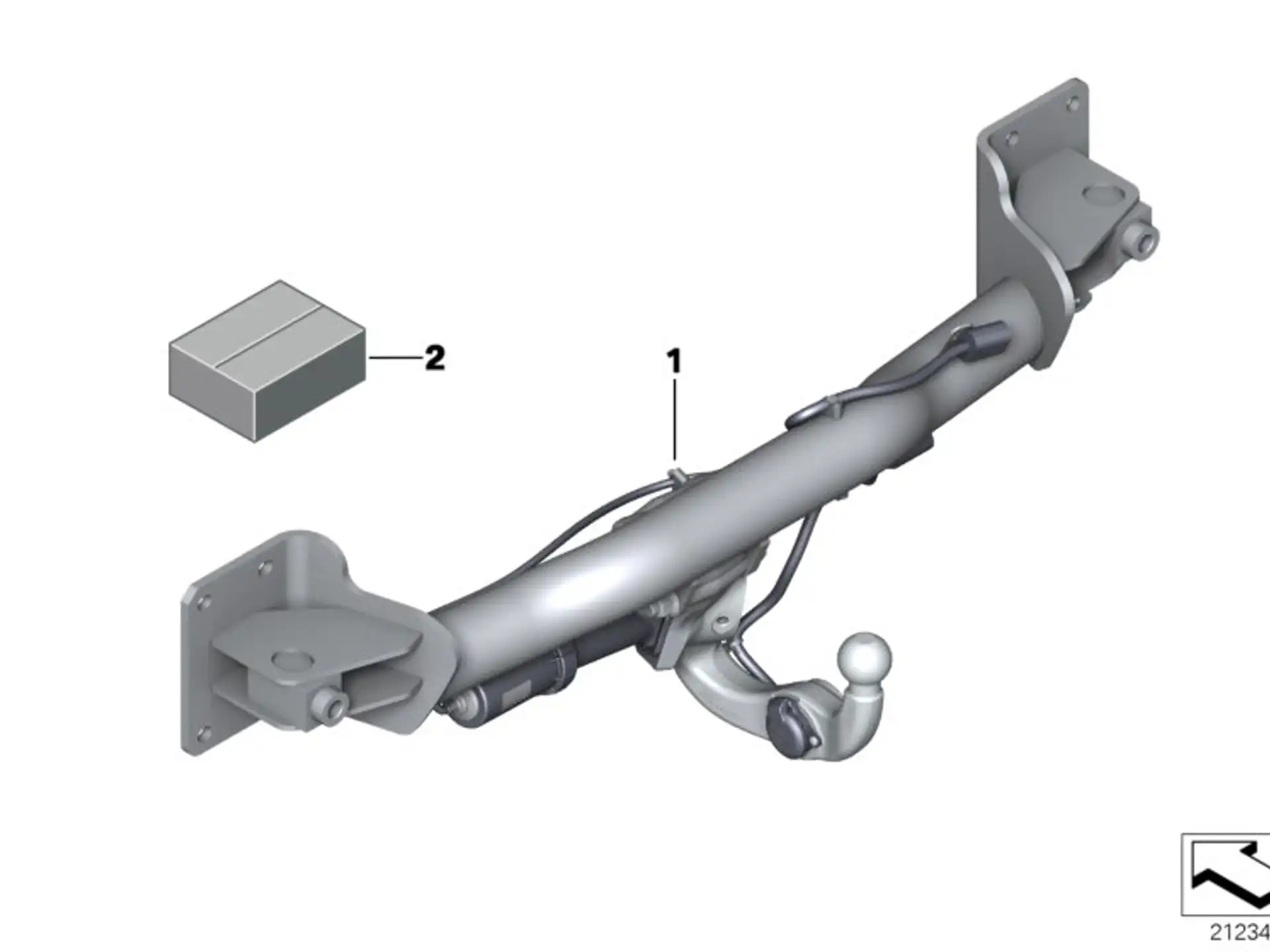 BMW Nachrüstsatz elektrische Anbauteile F11 71602354786