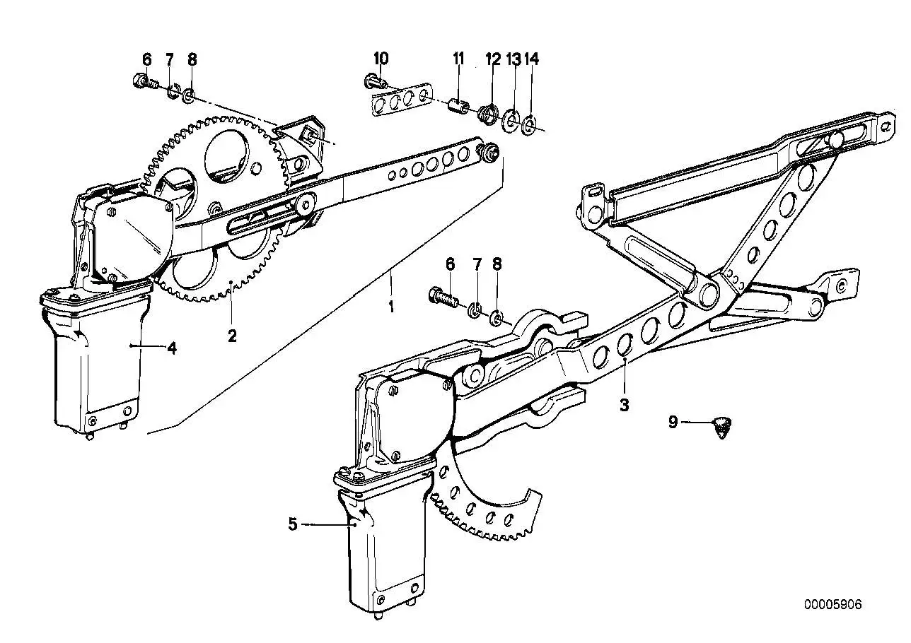 BMW Flachmotor links E24 51331369249